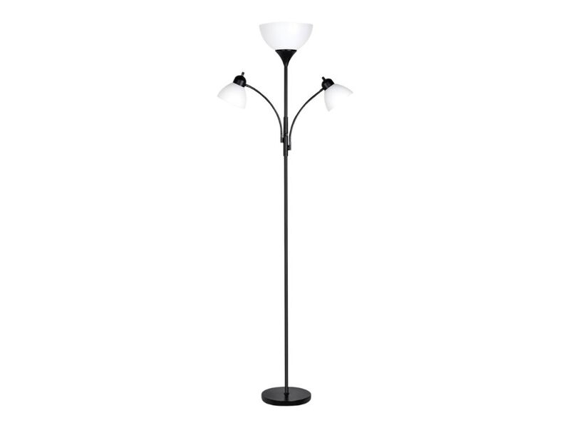 Modern Floor Lamp with Three Adjustable Lights Dimmable for Living Room image number 0