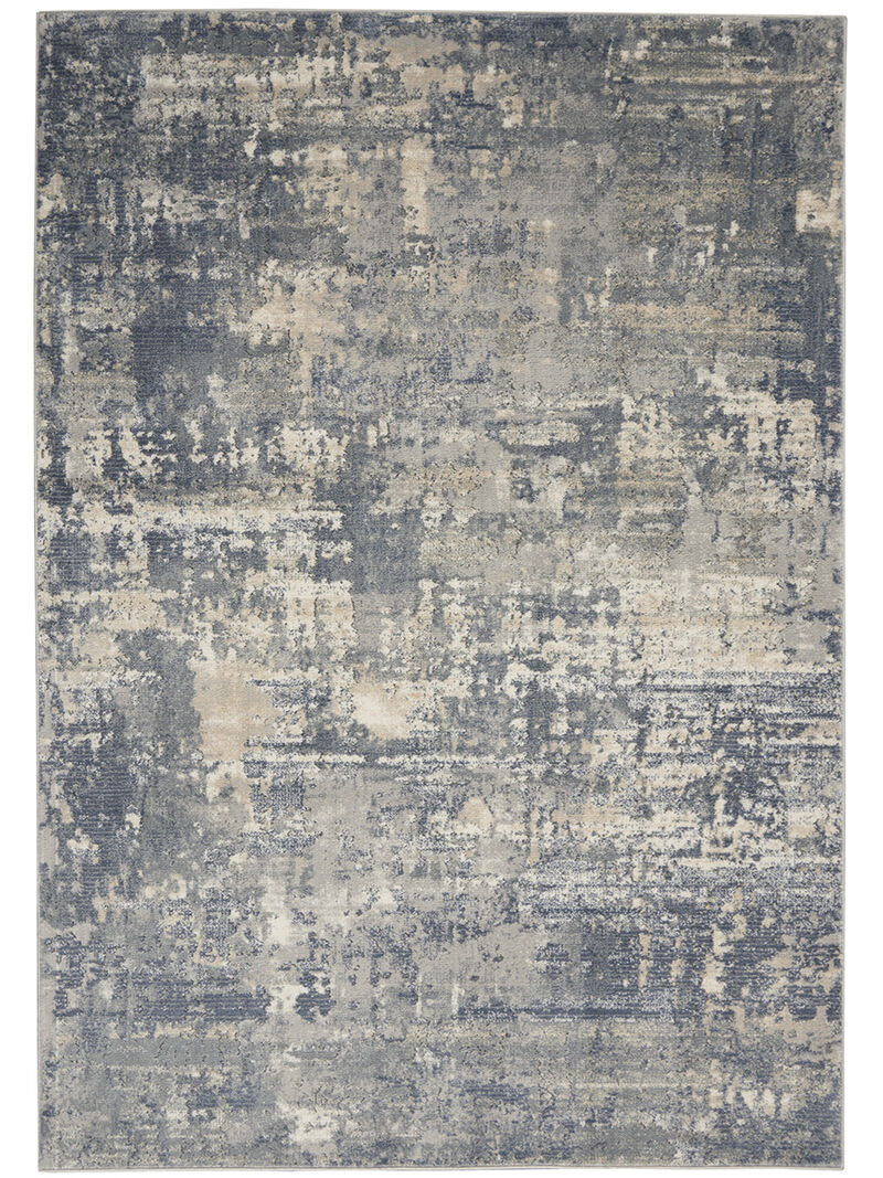 Quarry QUA04 Gray/Beige 3'9" x 5'9" Rug
