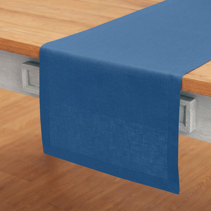 Solino Home 100% Pure Linen Table Runner - Fete