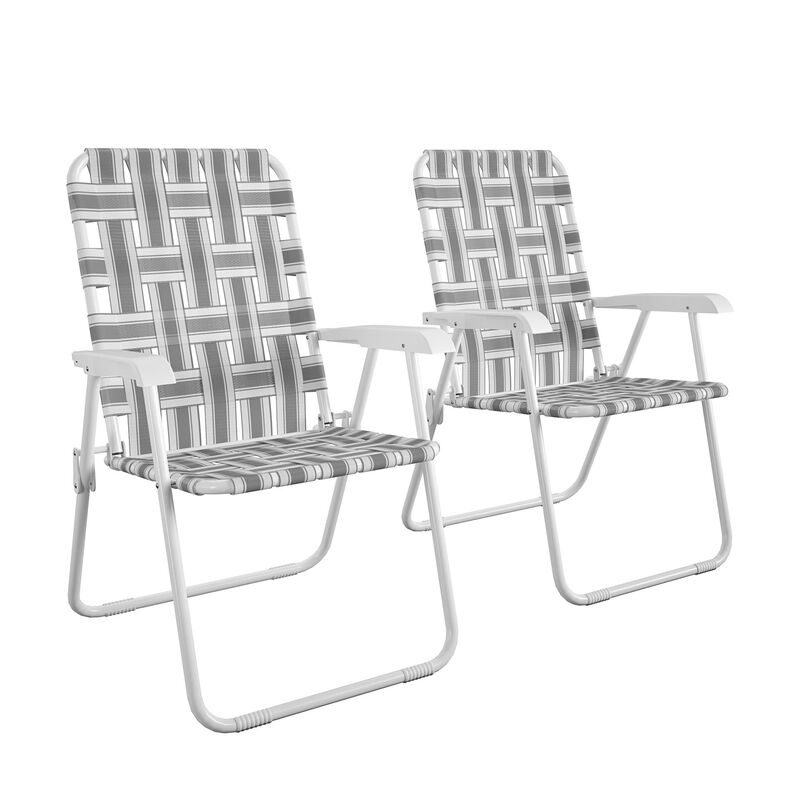 Novogratz Priscilla 2-Pack Folding Chairs