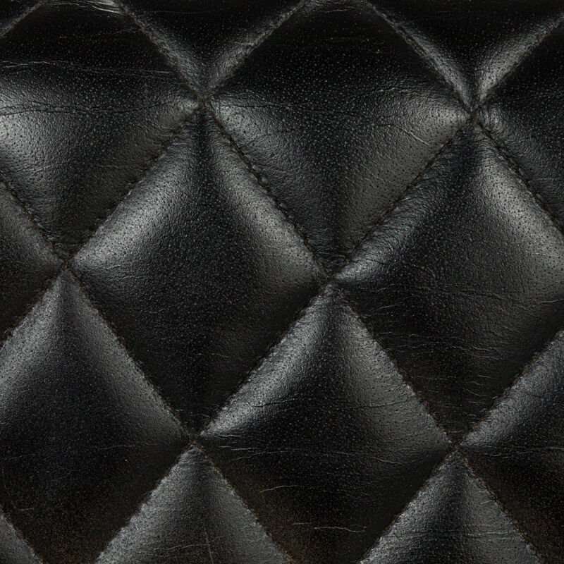 Stitched Leather and Wood Bench, Camel and Natural image number 7