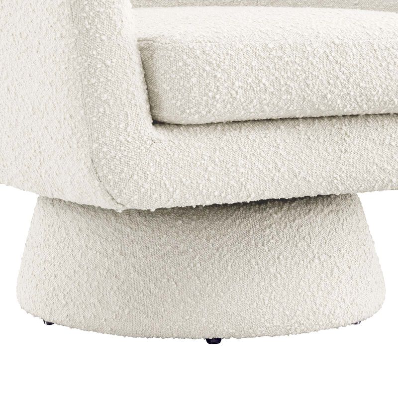 Astral Boucle Fabric Boucle Fabric Swivel Chair image number 5