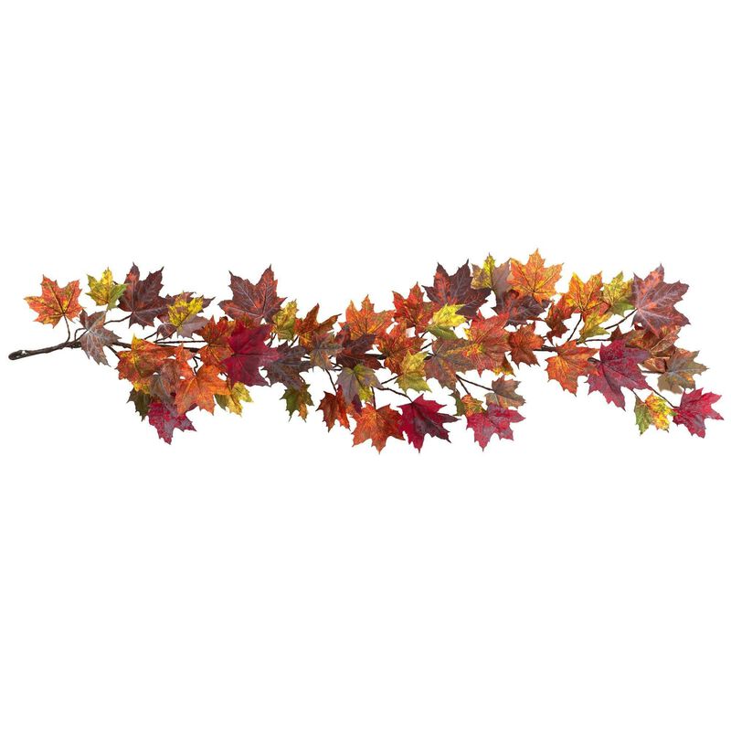 Nearly Natural 60-in Maple Leaf Garland