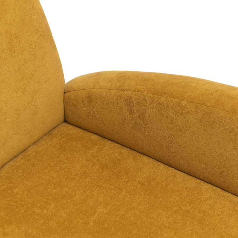 Pumrix Velvet Fabric accent chair image number 7