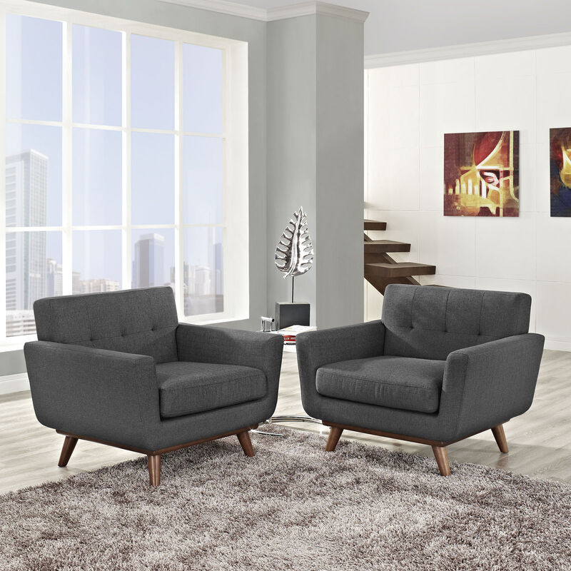 Engage Armchair Wood Set of 2 image number 1