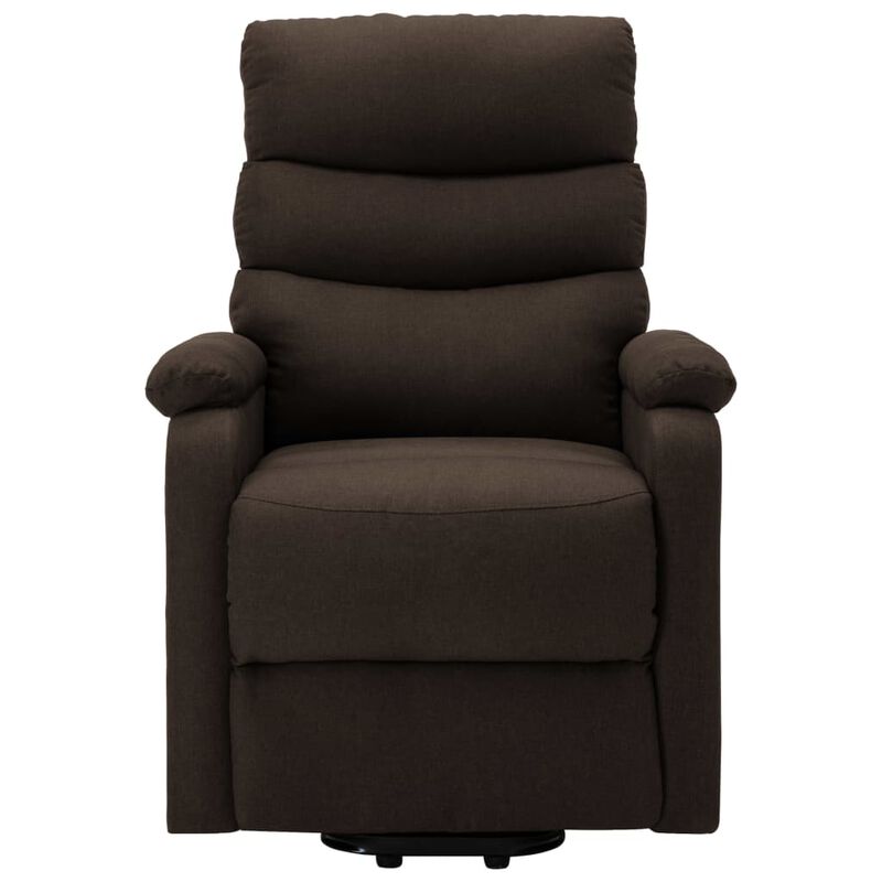Stand up Chair Dark Brown Fabric
