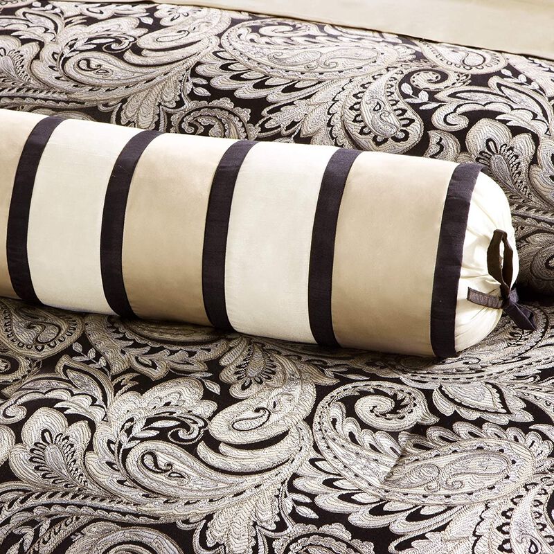 Classic Paisley Bedding Set &ndash; 12-Piece Queen Comforter with Matching Accessories