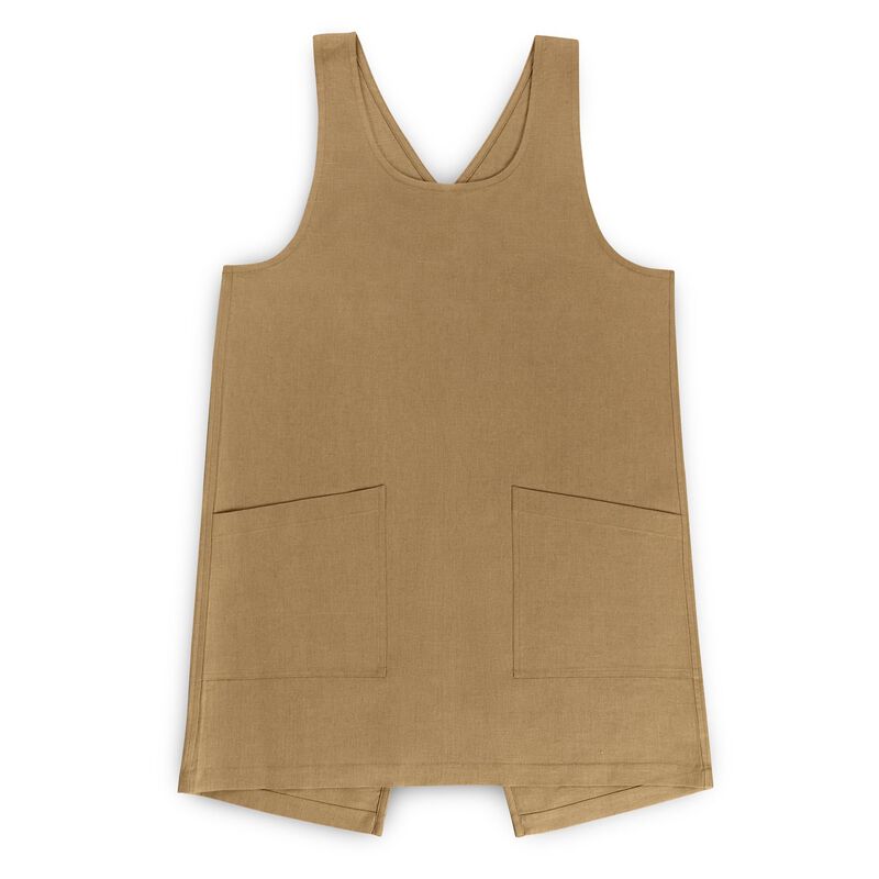 Solino Home 100% Pure Linen Apron - Linen Smock Apron