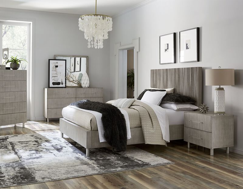 Argento Dresser Mirror in Misty Grey image number 2