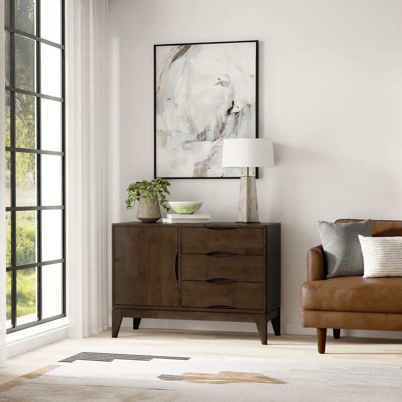 Simpli Home Harper 3 Drawer Sideboard image number 2