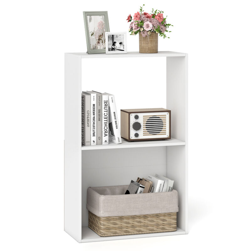 Freestanding 3-Tier Bookshelf with Open Storage Compartments image number 3