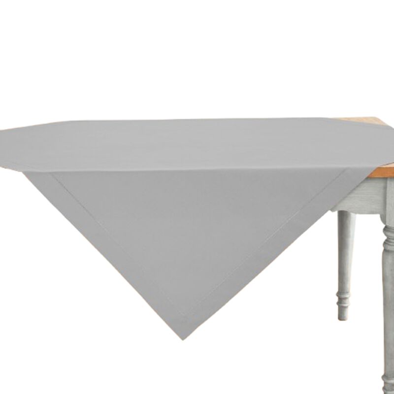 Cotton Linen Table Throw - Cotton Linen Hemstitch image number 0