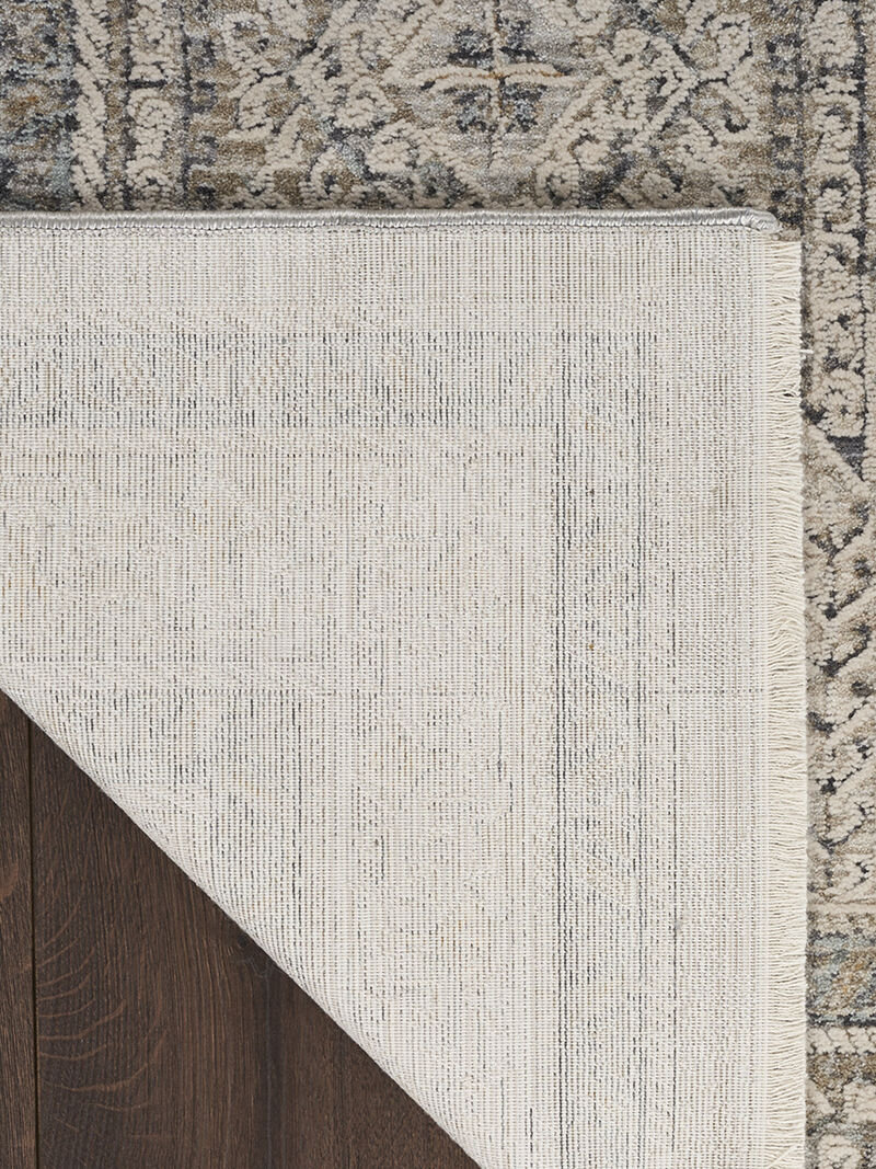 Lynx LNX01 Ivory/Gray/Blue 9'10" x 13'6" Rug