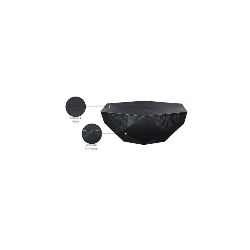 Meridian Furniture Diamante Black Coffee Table