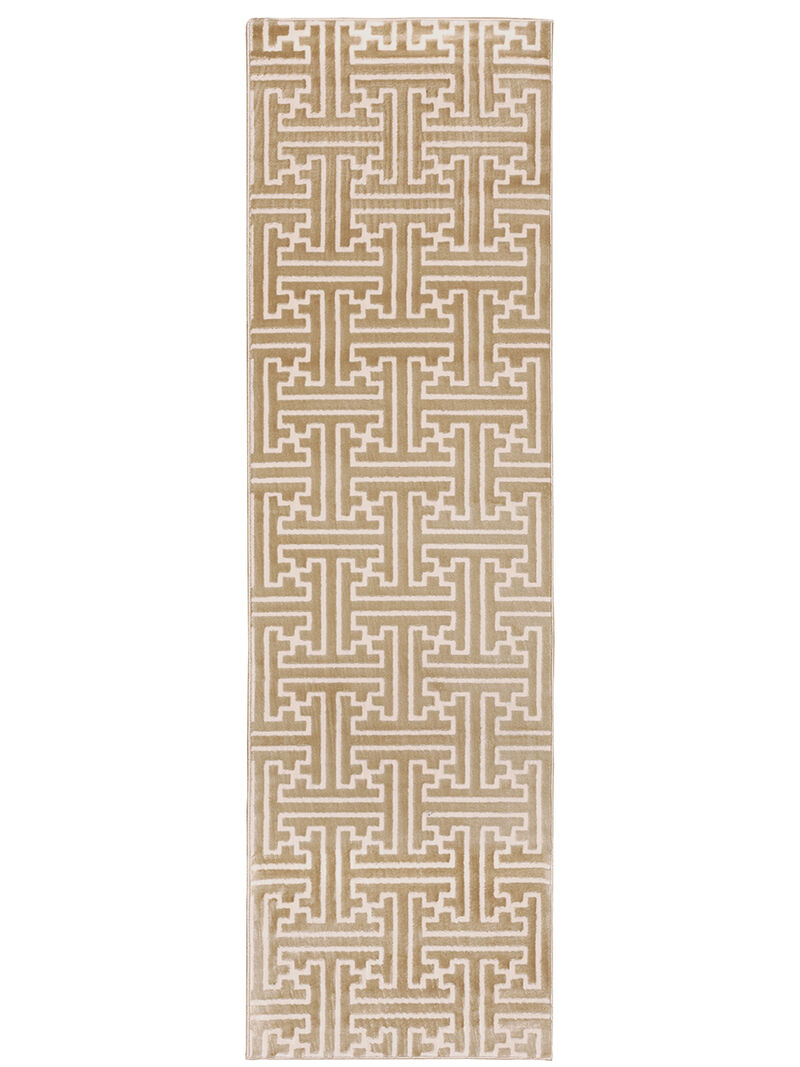 Bowen 2'3" x 7'6" Gold Rug