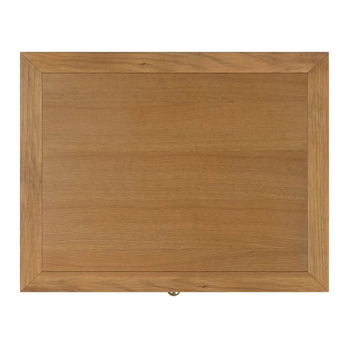 Butler Specialty 21 in. W Rectangular Wood 1 Drawer Small Nightstand with Lower Open Shelf