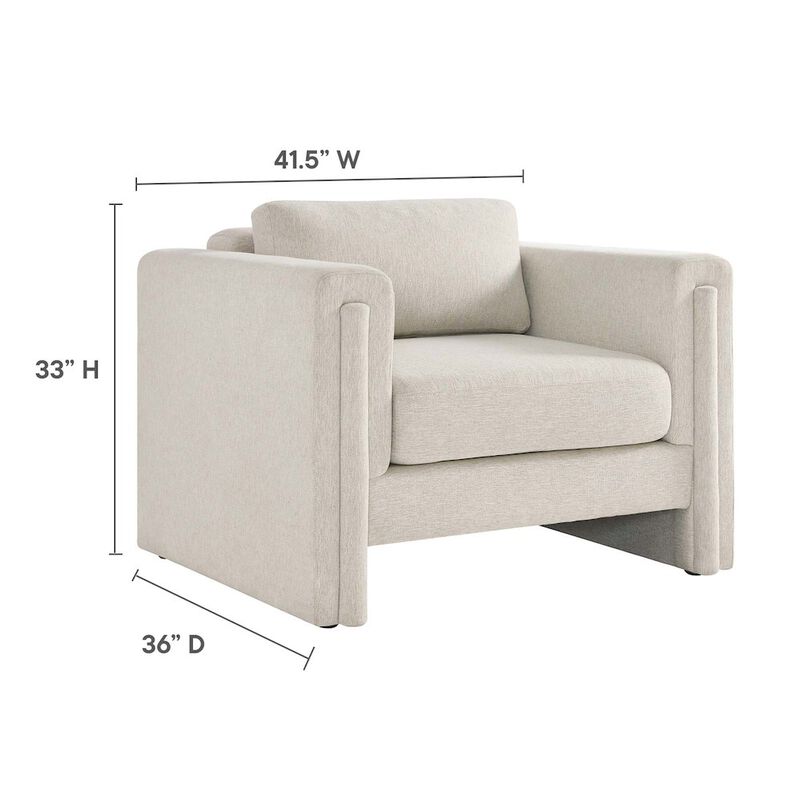 Visible Fabric Armchair image number 2