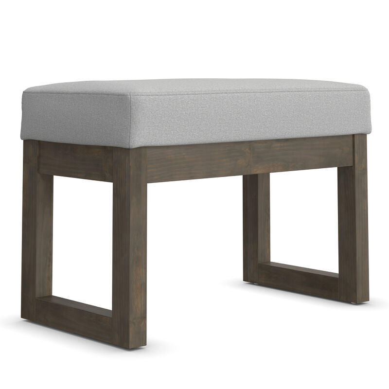 Simpli Home Milltown Footstool Small Ottoman Bench image number 5