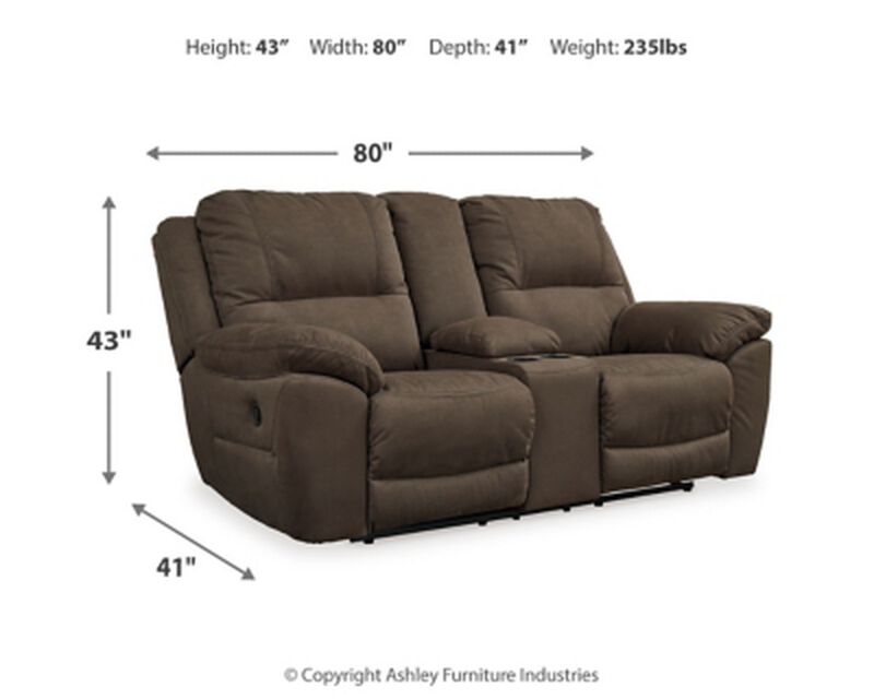 Next-Gen Gaucho Reclining Loveseat W/Console