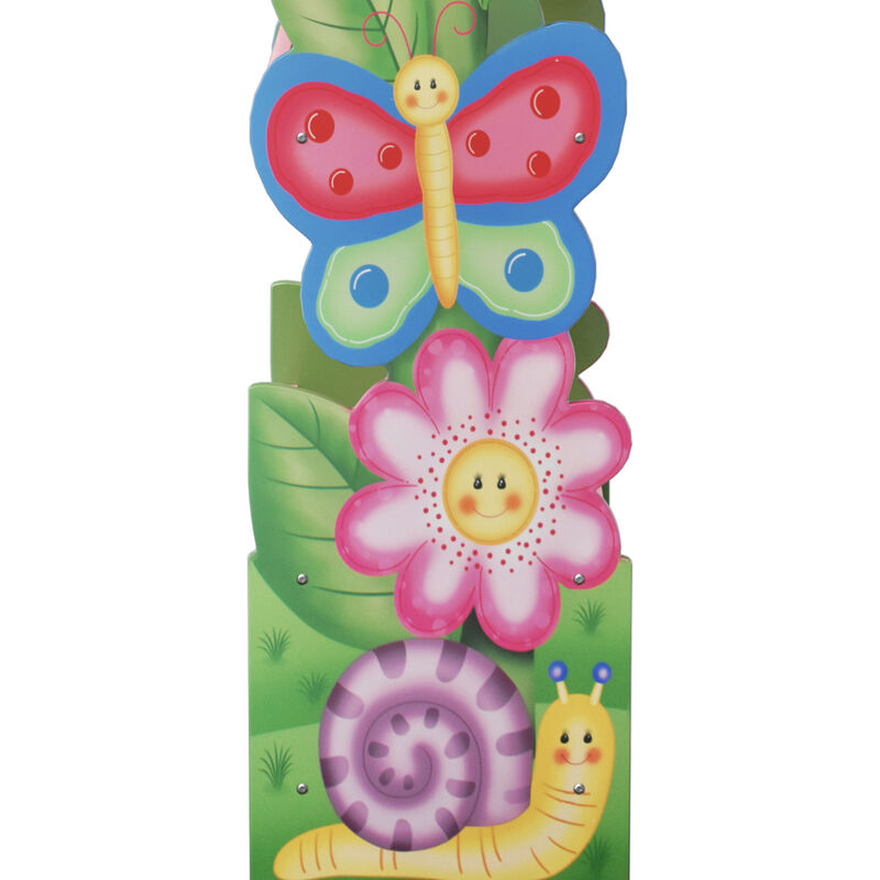 Magic Garden Kids 3-Tier Bookshelf & Drawer, Multi image number 4