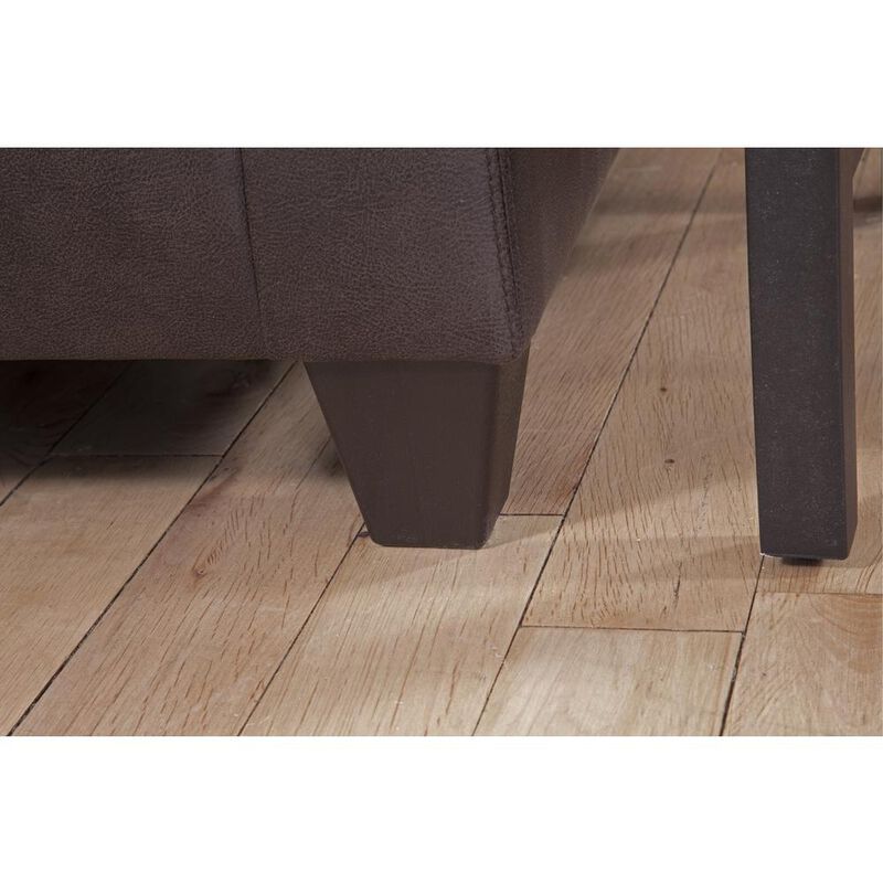 American Furniture Classics Loveseat with Two Accent Pillows, Brown