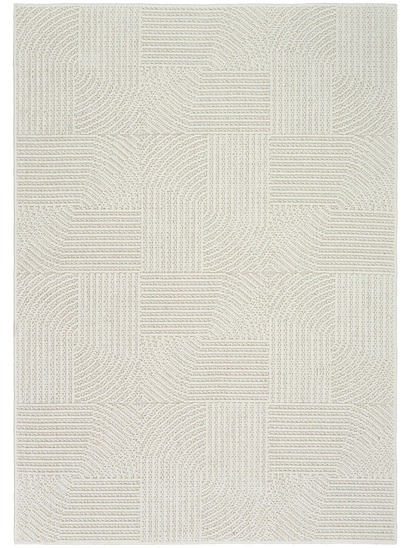 Natural Texture NTX02 Ivory 5'3" x 7' Rug