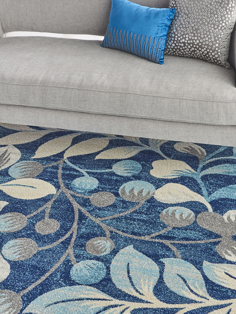 Tranquil TRA03 Navy 8'10" x 11'10" Rug image number 8