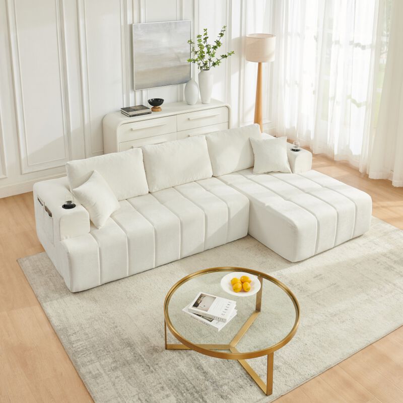 Blufji Modular L-Shaped Sectional Sofa image number 1