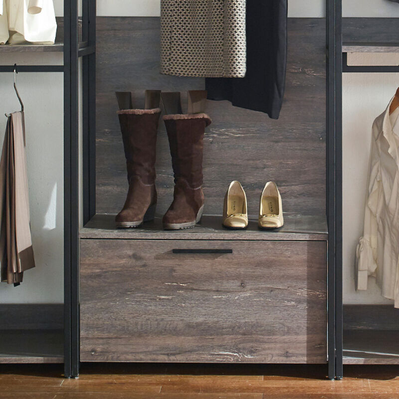 FC Design Klair Living Wood Walk-in Closet System