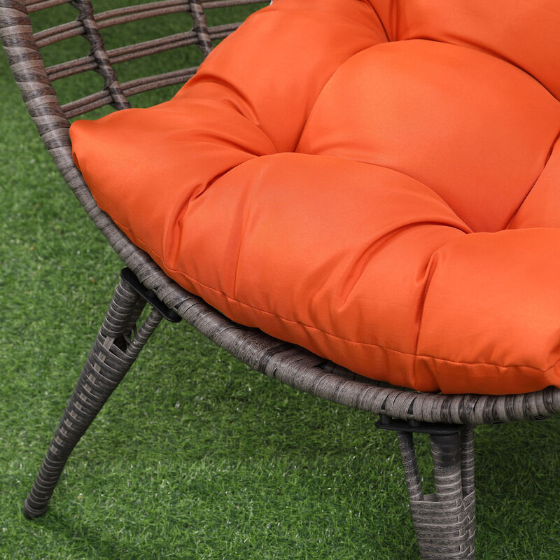 Hivvago Hanging Teardrop Chair with Adjustable Feet image number 7