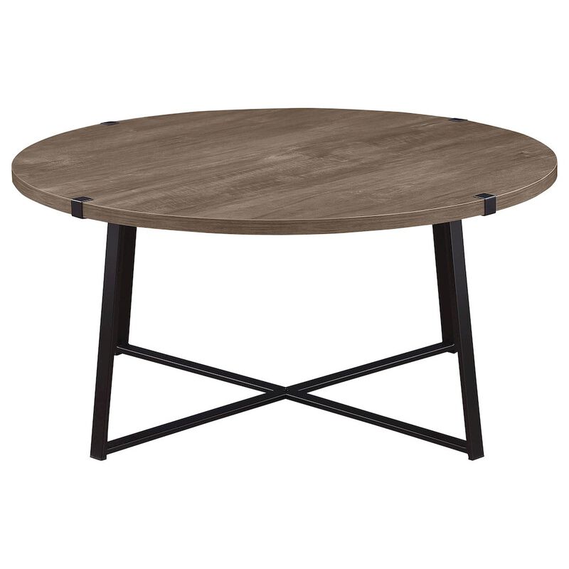 Coaster Marcus Round Engineered Wood Coffee Table Grey