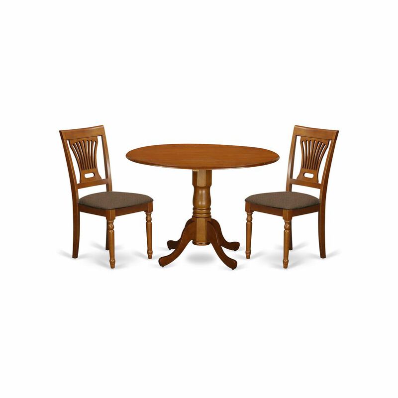 3 Pc Kitchen nook Dining set-small Kitchen Table and 2 Dining Chairs