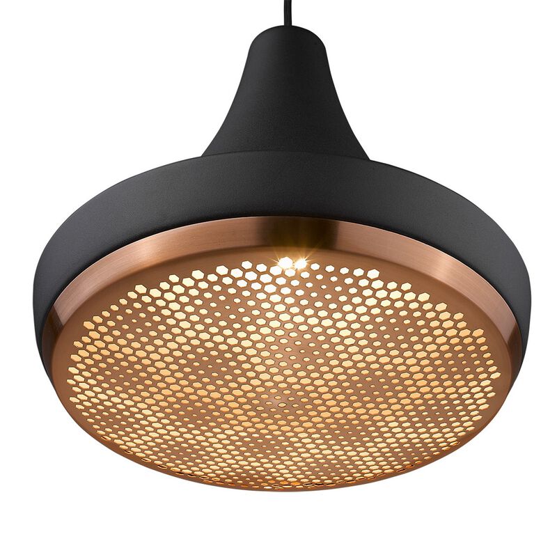 Hivvago Tholos 1-Light Matte Black Pendant