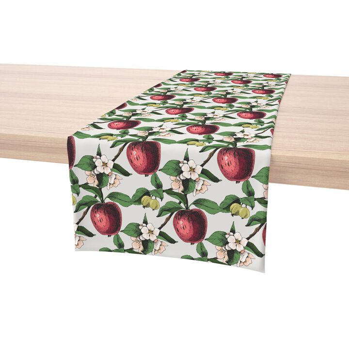 Fabric Textile Products, Inc. Table Runner, 100% Polyester, Apples in Branches