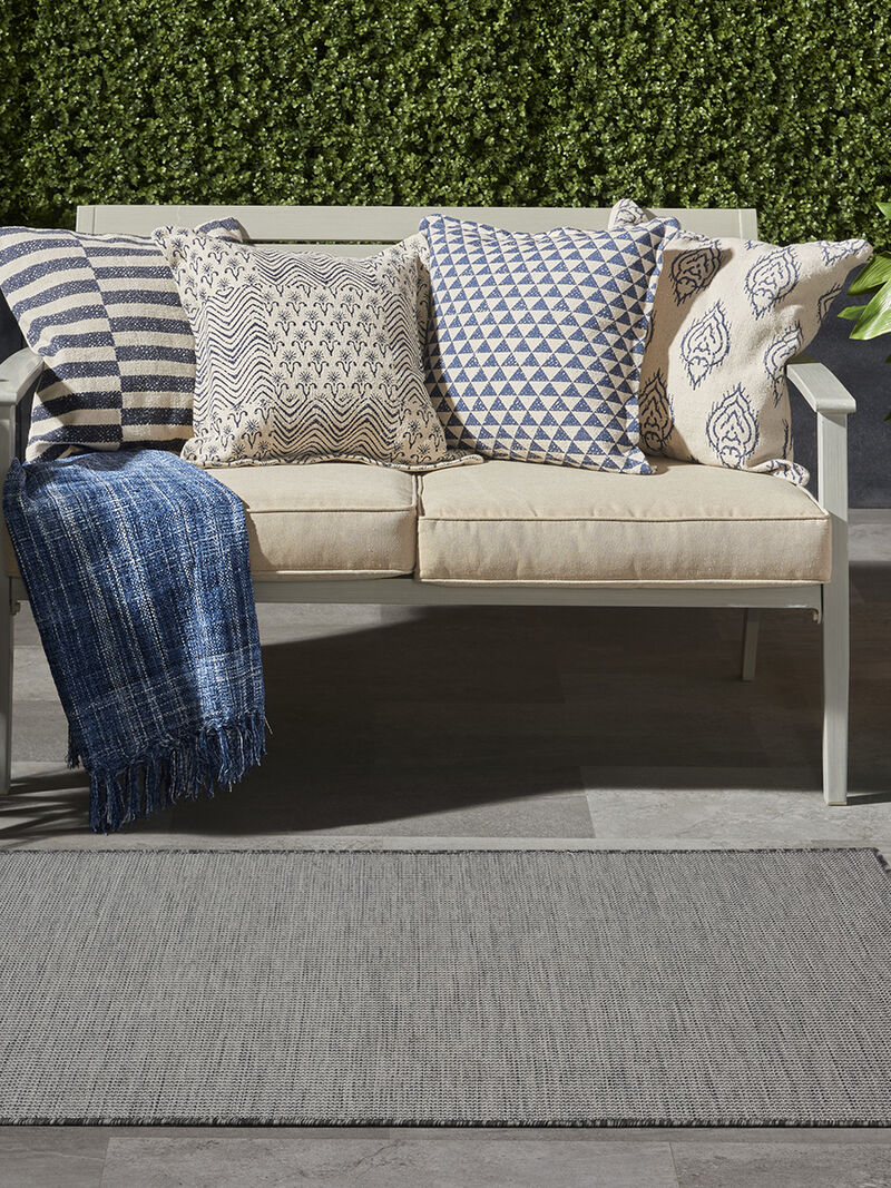 Positano POS01 Charcoal 3' x 5' Rug