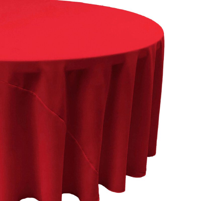 Round Polyester Poplin Tablecloth for Weddings, Parties and Banquet Tables image number 2