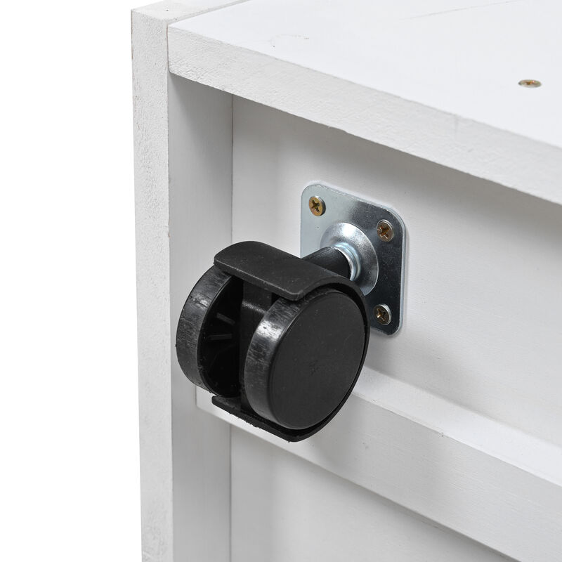 Wood Garden Greenhouse with Portable Cold Frame, Movable Storage & Adjustable Shelves