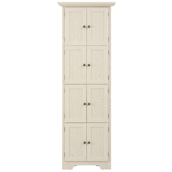 Donkra Corner Kitchen Pantry Storage Cabinet
