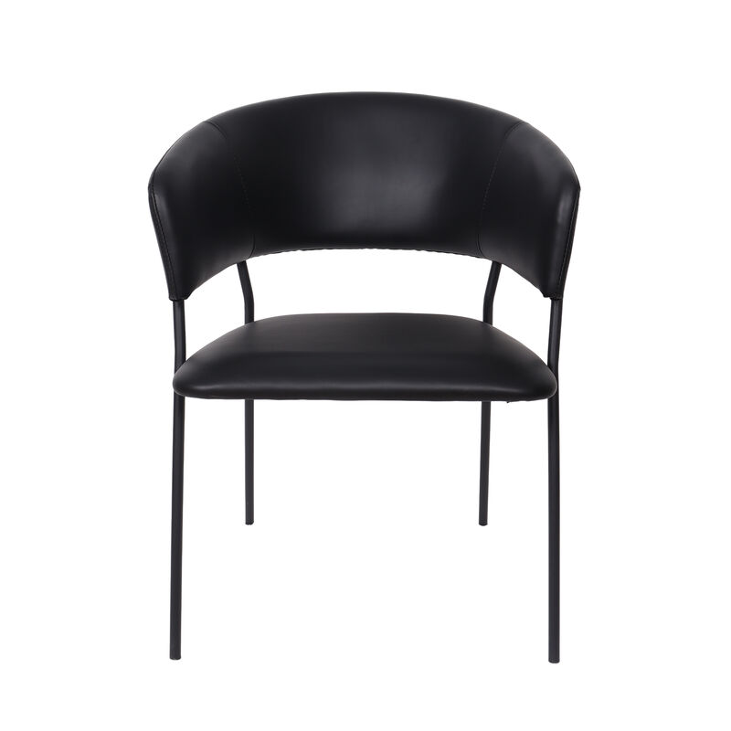 Slate Black Armchair (Set of 2) image number 0