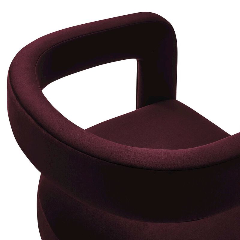 Winslow Barrel Performance Velvet Dining Chair image number 7