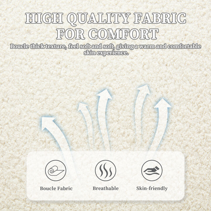 TATEUS Mid Century Modern Loveseat - 2 Seater Comfy Sofa Couch with USB Port & Removable Pillow Cover for Living Room/Bedroom