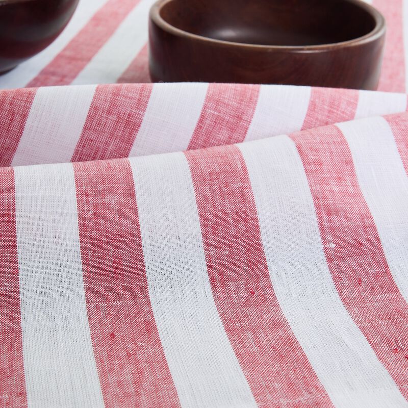 Linen Table Runner - Sorrento Stripe image number 3