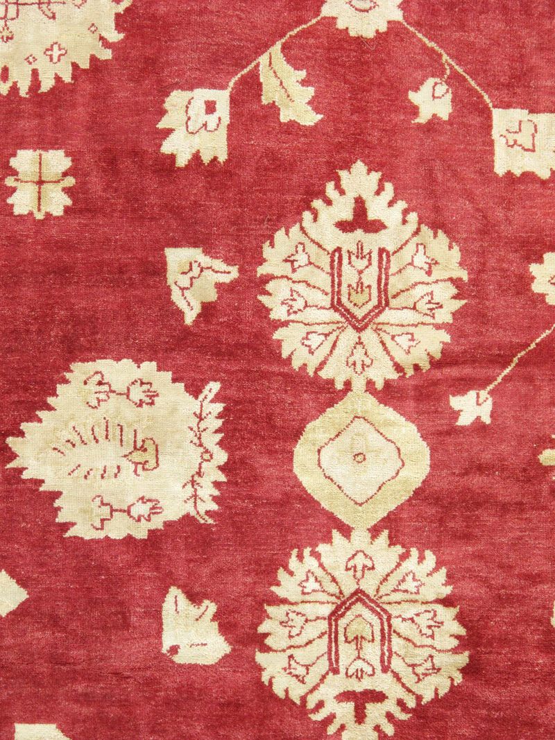 Pasargad Home Oushak Hand-Knotted Lamb's Wool Area Rug- 11' 9" X 18' 2" image number 2