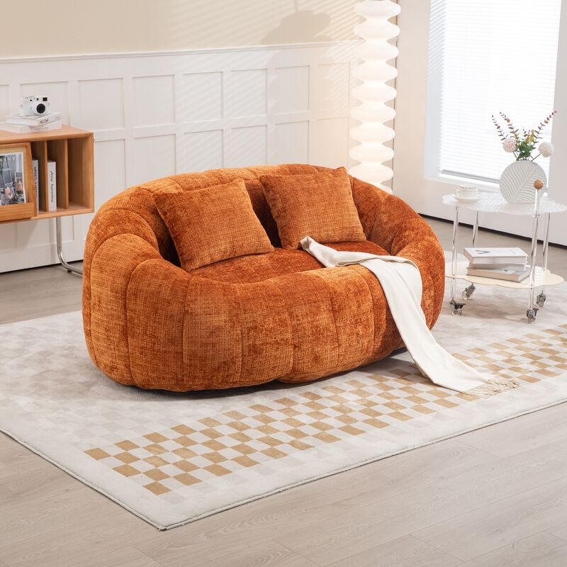Mondawe Lazy Sofa High Back Bean Bag Chair Couch, Accent Floor Soft Lounge Chair