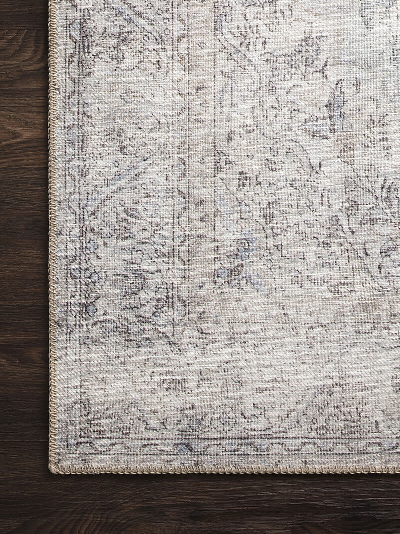 Loren LQ04 Silver/Slate 3'6" x 5'6" Rug