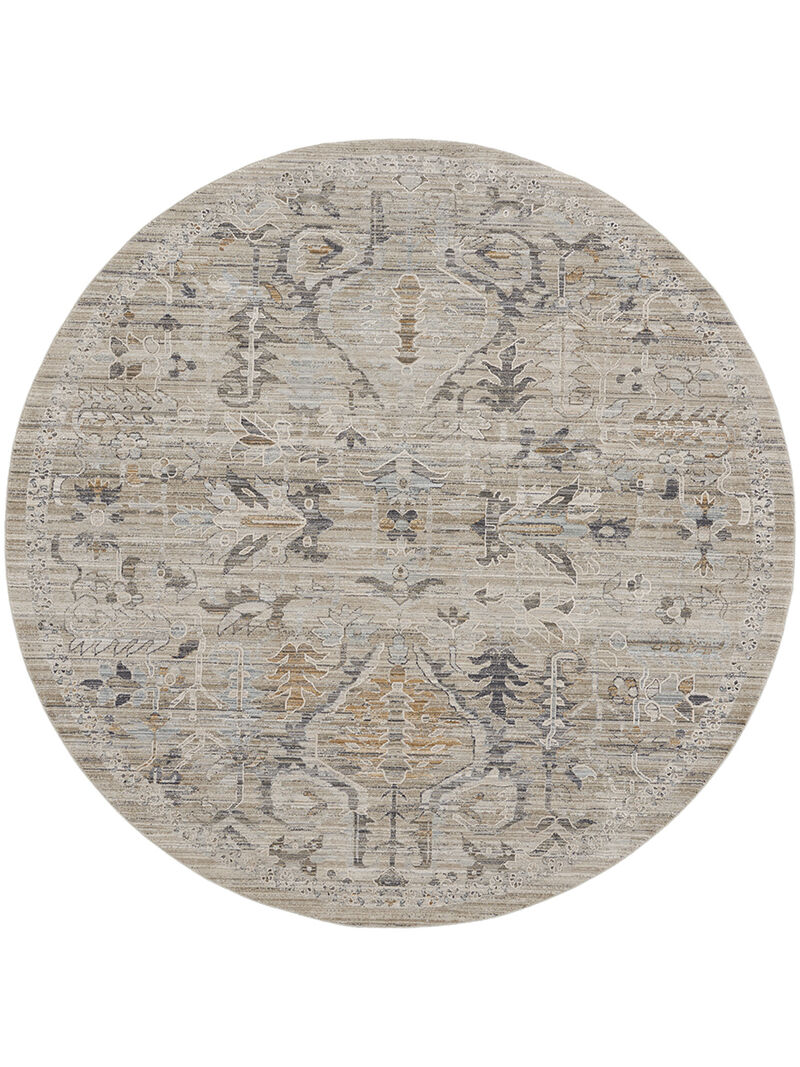 Lynx LNX02 Ivory/Taupe 5'3" x 7'10" Rug
