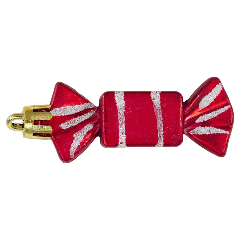 8ct Red and White Peppermint Shatterproof Christmas Ornaments 2.25" image number 2