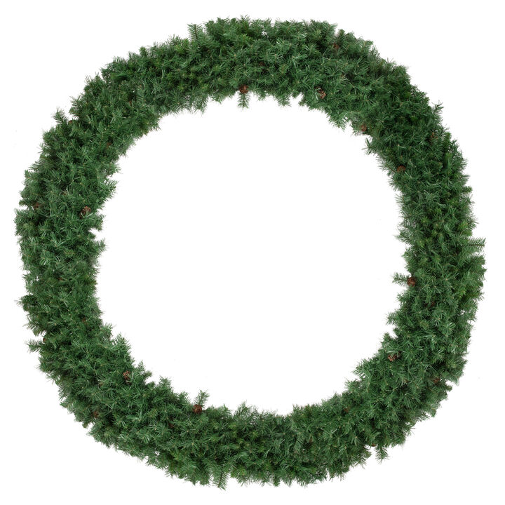 Black River Pine Commercial Artificial Christmas Wreath  6-Foot  Unlit
