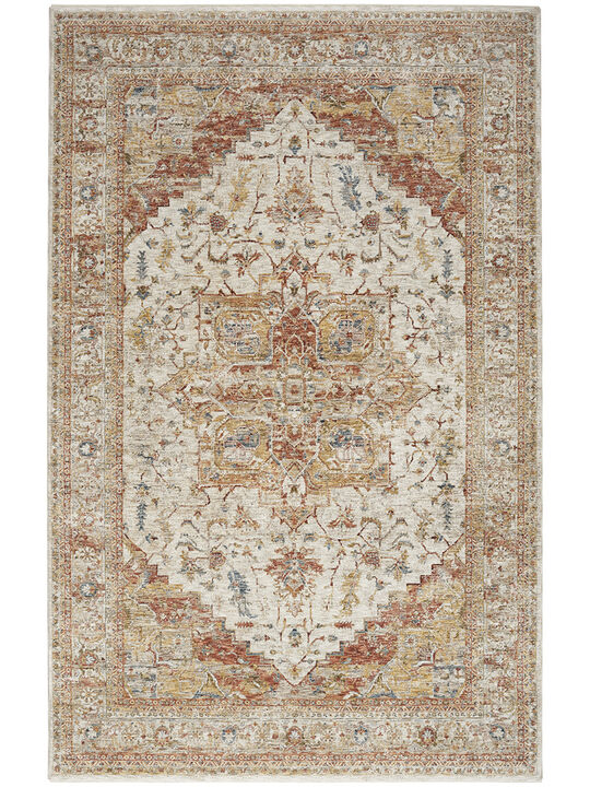 Sahar SHR06 Ivory/Rust 5'3" x 7'8" Rug