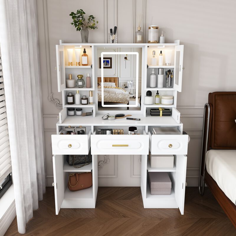 Vemhos Modern Vanity Dressing Table image number 2